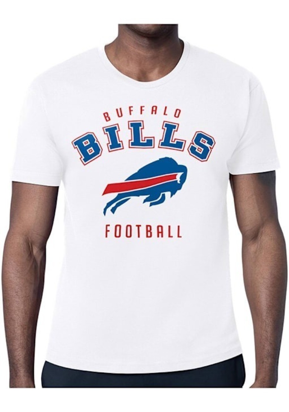 Starter Buffalo Bills White Logo Short Sleeve T Shirt